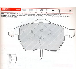 SERIE PASTIGLIE A4,A6,AVANT,PASSAT