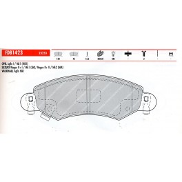 SERIE PASTIGLIE AGILA-WAGON R