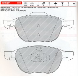 SERIE PASTIGLIE FOCUS II°,VOLVO S40,V50