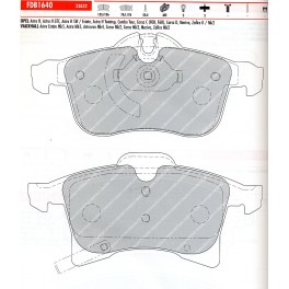 SERIE PASTIGLIE ASTRA H,MERIVA,ZAFIRA