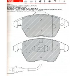 SERIE PASTIGLIE A3,GOLF 5,6, PASSAT,TOURAN