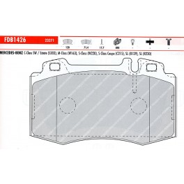 SERIE PASTIGLIE MERCEDES C,S,ML