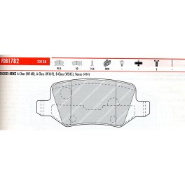 SERIE PASTIGLIE MERCEDES A-B