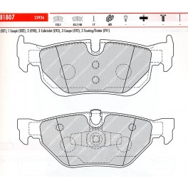SERIE PASTIGLIE BMW 1,3,SW